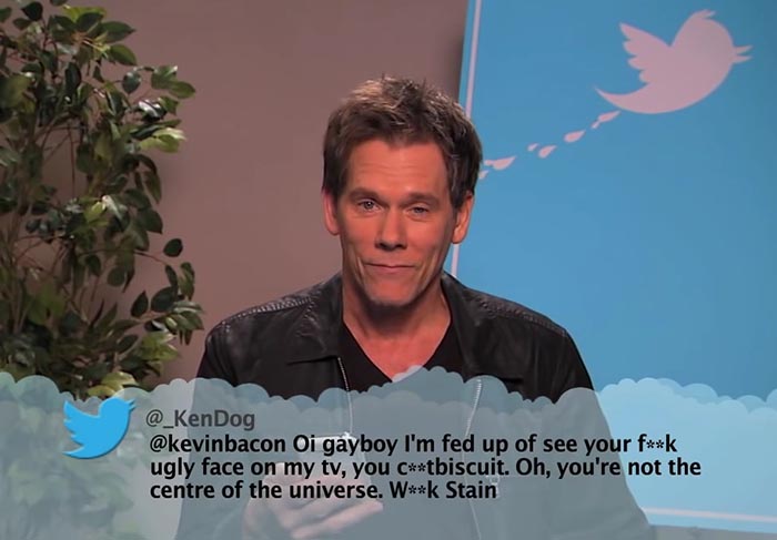 Celebrities Mean Tweets