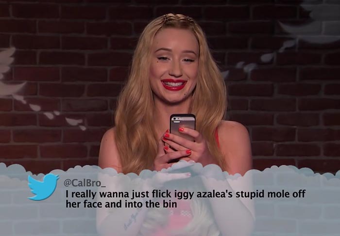 Celebrities Mean Tweets
