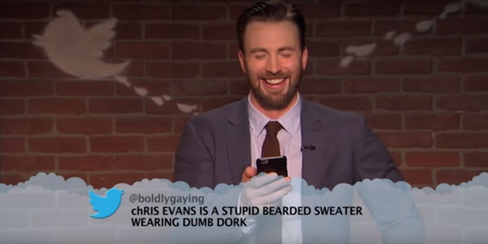 Celebrities Mean Tweets