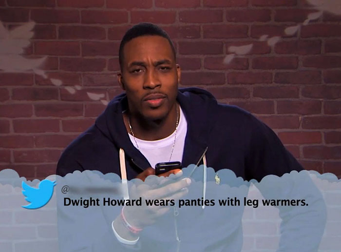Celebrities Mean Tweets