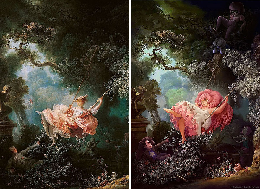 "The Swing" By Jean-Honore Fragonard