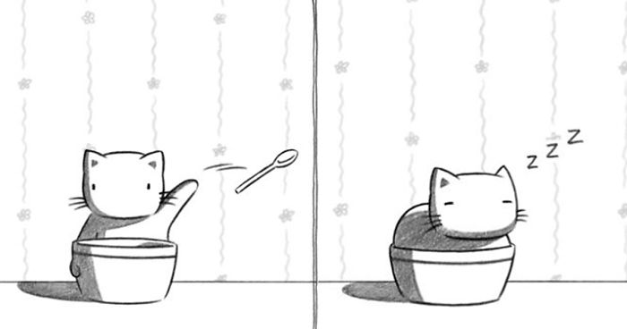 My Silly Cat Inspired Me To Start Doing Comics As A Hobby, And Now It’s My Full-Time Job