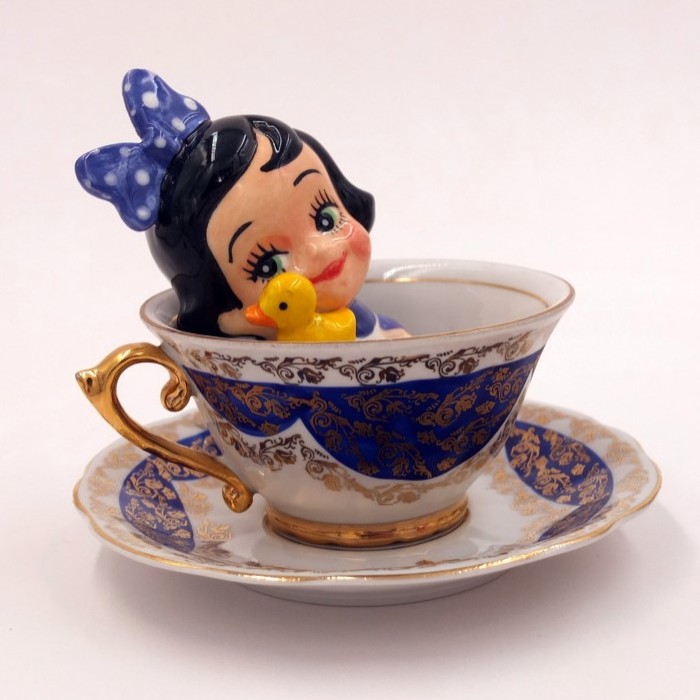 I Make Ceramic Dolls Based On Old Dolls No Longer Manufactured Today