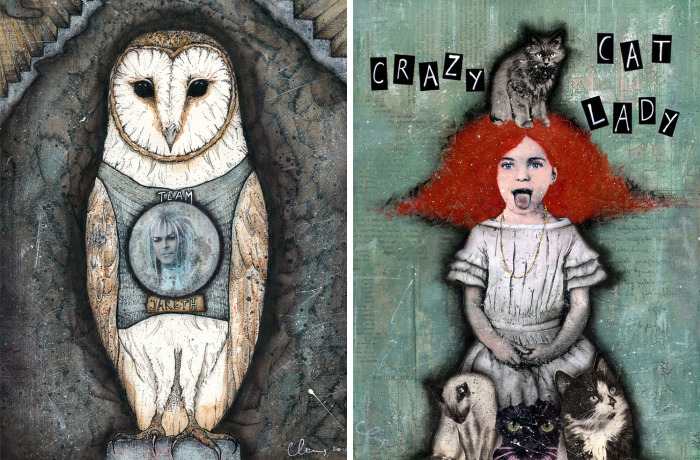 My World Of Mixed Media Illustrations