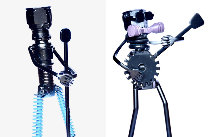 This Rock Band Made Merchandise By Upcycling Scrap Metal In 2 Weeks!