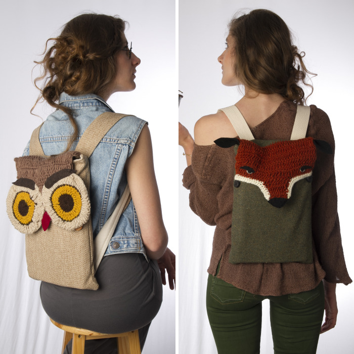 I’ve Created Those Crocheted Fashion Accessories Of Wild Animals To Increase Awareness To The Injustice Done To Animals In The Fur And Hunting Industry