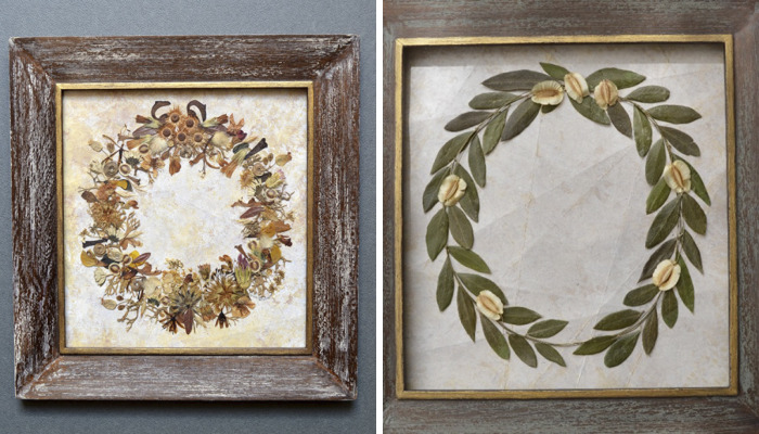 I Use Dried Pressed Plants And Paint To Create Original Artworks