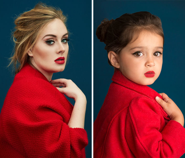 Nuestra hija de 3 años se disfraza de mujeres famosas y fuertes, y es encantadora