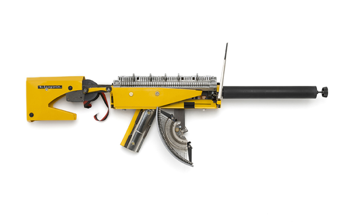 Artist Makes These Guns From Old Typewriters
