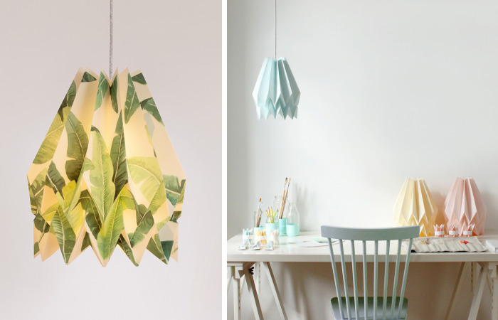 These Origami Lampshades Are Carefully Handcrafted With An Eco-Conscious Approach
