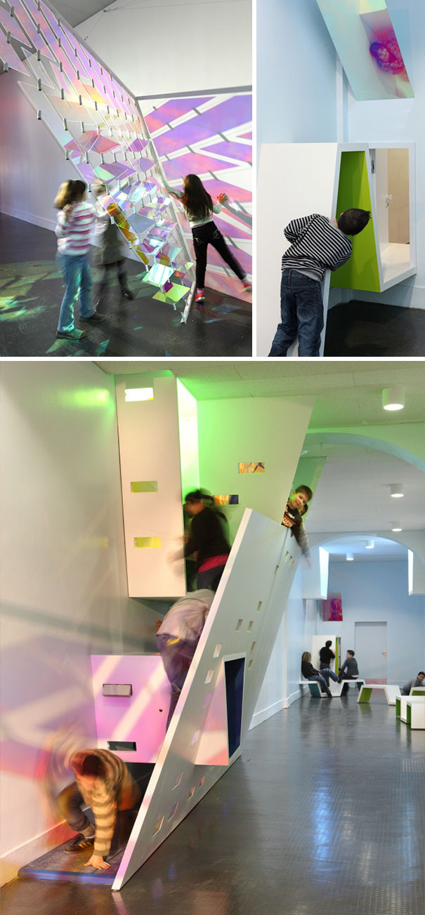 "Spy With The Shimmering Cloak" Area In Elementary School Where Students Can Experience The Idea Of The Periscope, Explore The Colour Spectrum, Learn About Complementary Colours And Many More