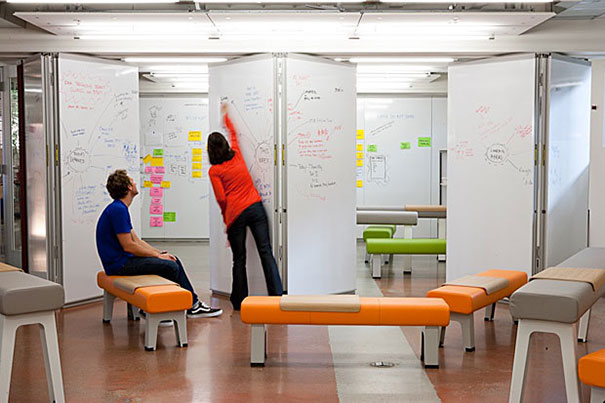 The Flexible, Creative Working Spaces Inside The Stanford d.School