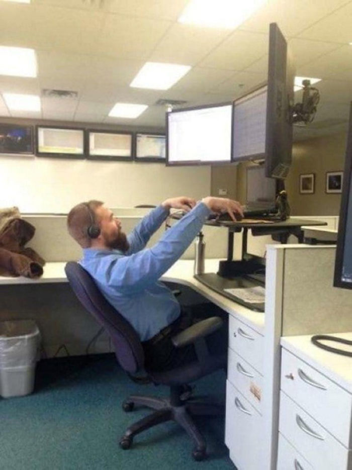 When Dad Is The Last One At Work