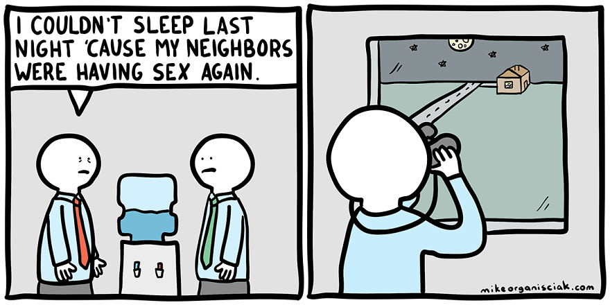 Comic about neighbours having s*x 