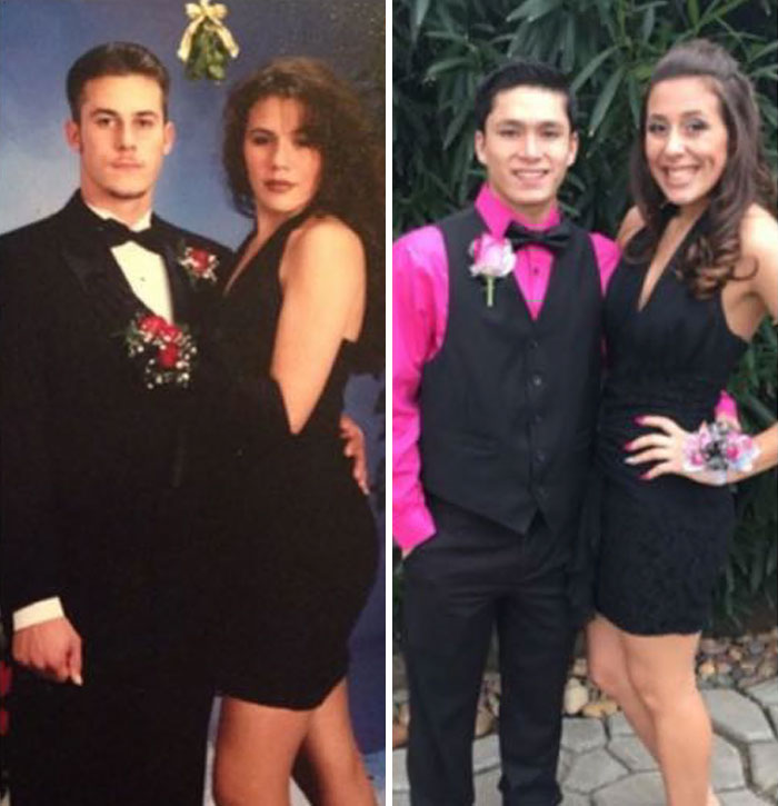 My Daughter Wearing My Prom Dress