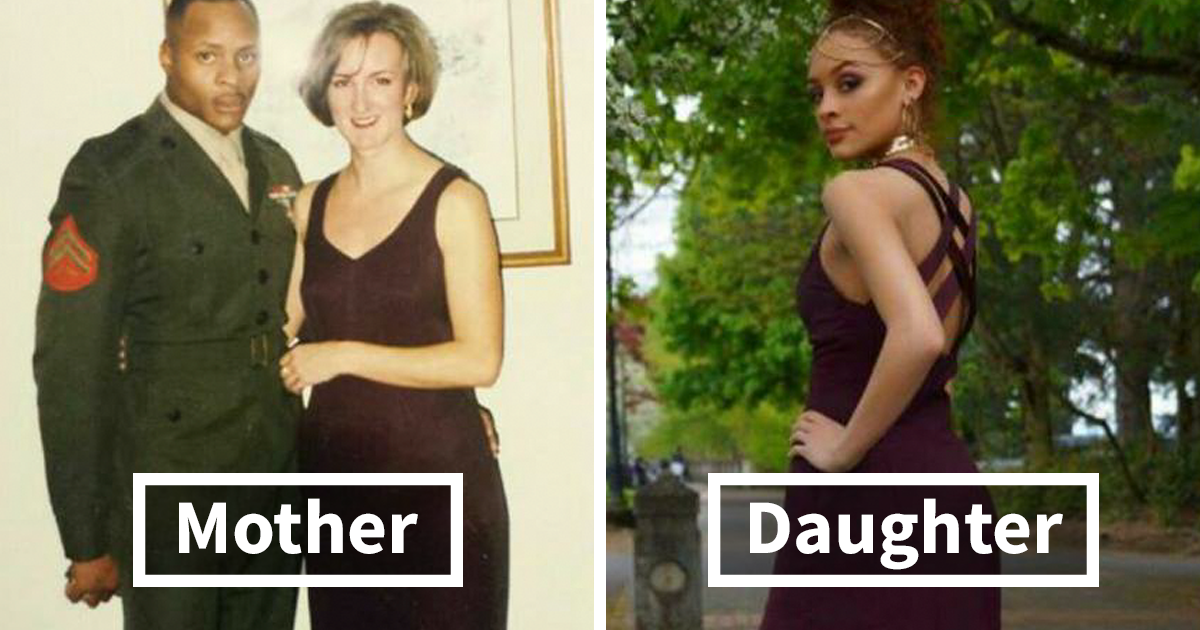 68 Teens Who Wore Their Moms’ Vintage Prom Dresses Decades Later, And Absolutely Killed It