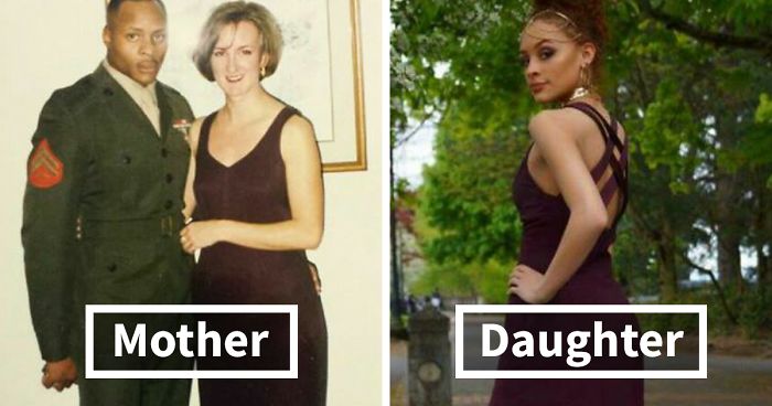 68 Teens Who Wore Their Moms’ Vintage Prom Dresses Decades Later, And Absolutely Killed It