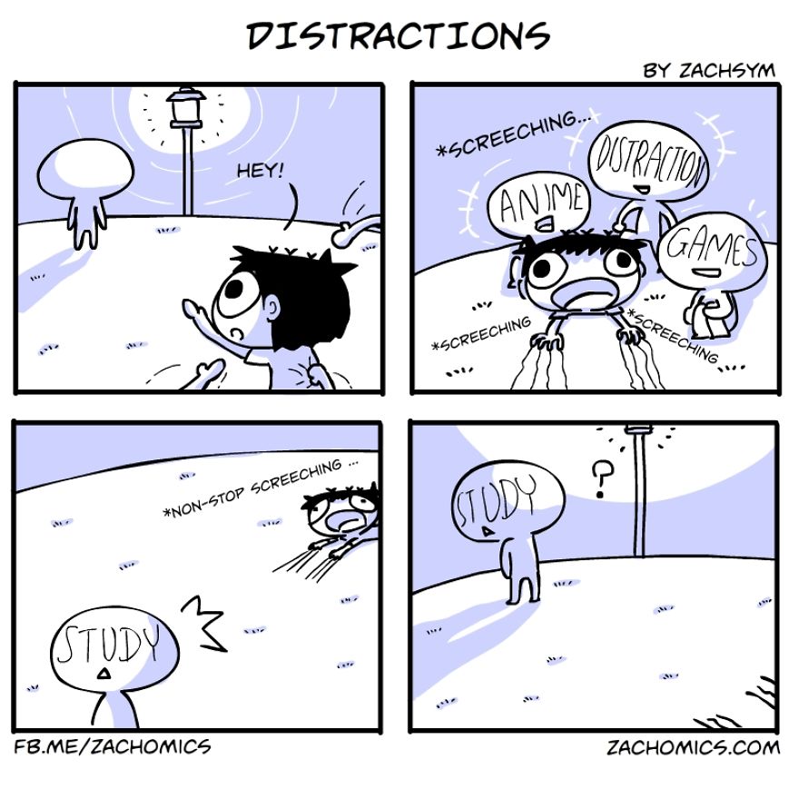 9 Funny Comics About The Challenges Of Exam Season