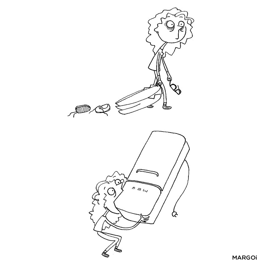 I Make Comics About Everyday Struggles