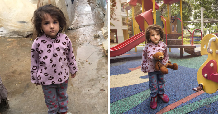 People Are Photoshoping Refugee Zahra Into Different Realities And It’s Heartbreaking