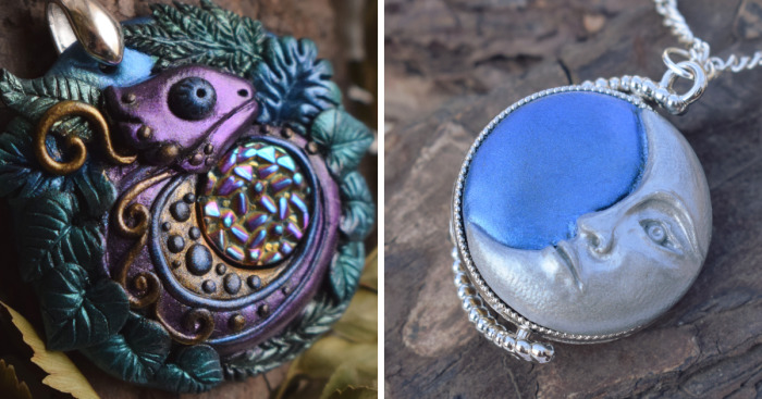I Make Magical Polymer Clay Jewelry That Is Taken Out Of My Fantasy Worlds