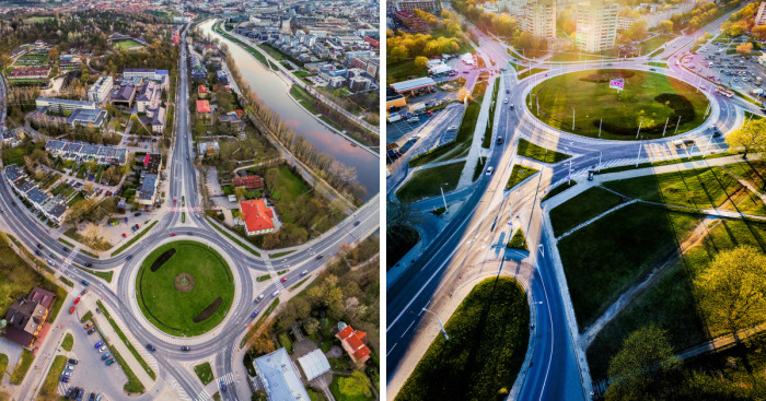 I Took Pictures Of All Roundabouts In Vilnius