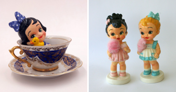 I Make Ceramic Dolls Based On Old Dolls No Longer Manufactured Today