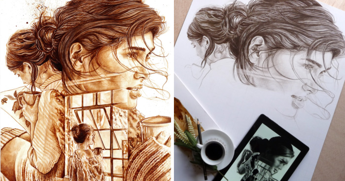 A Coffee Piece For The Coffee Art Project