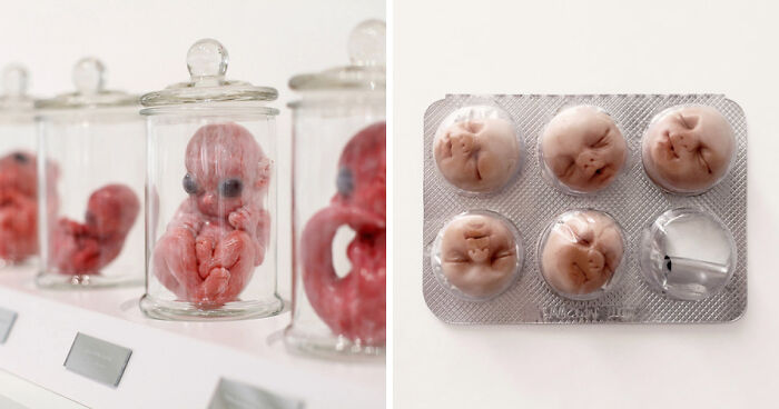 Unsettling Baby Carving Sculptures By Qixuan Lim