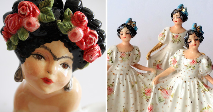 I Create Ceramic Dolls Inspired By Vintage Figurines
