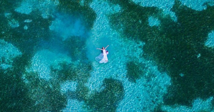 Aerial Wedding Photography Shot With Drone