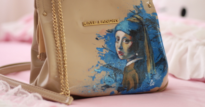 My Purse Had A Stain And I Decided To Paint On It