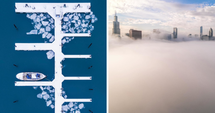 Romanian Photographer Captures Chicago From Above Like You’ve Never Seen Before