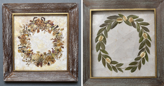 I Use Dried Pressed Plants And Paint To Create Original Artworks