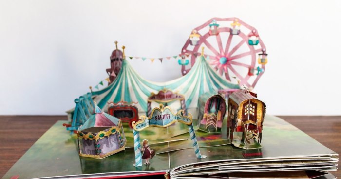 A Pop-Up Book Of A Vintage Circus