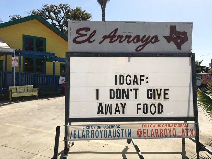 Funny Restaurant Signs