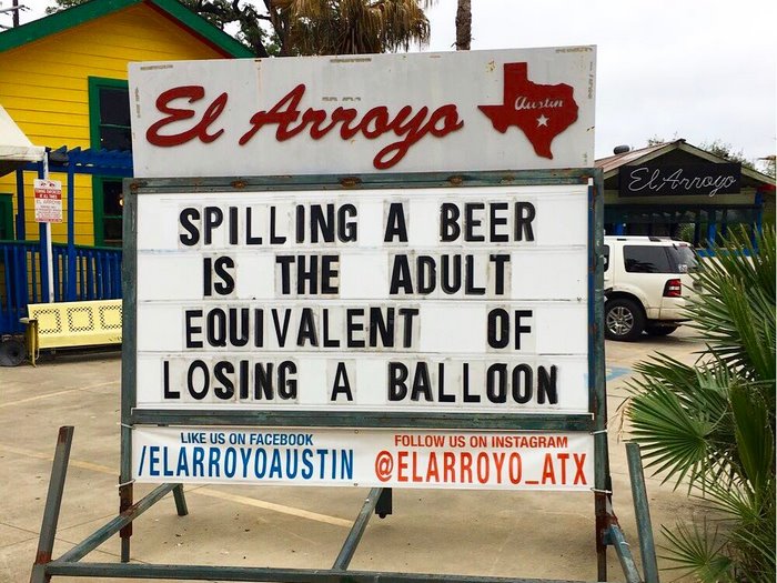 Spilling A Beer