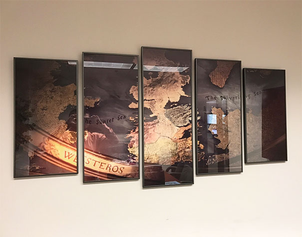 We Own A Family Business. Mom Thought She Bought A Map Of The World For The Conference Room