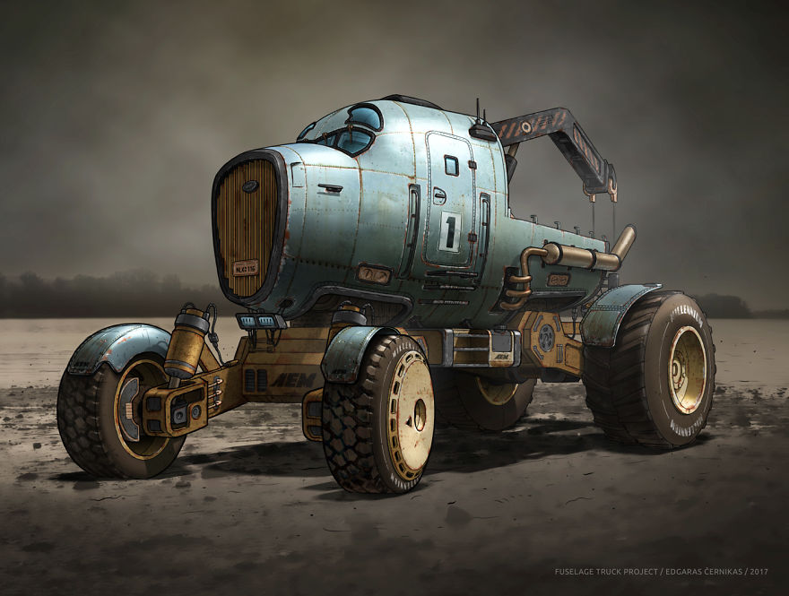 An Airplane That Landed On A Truck