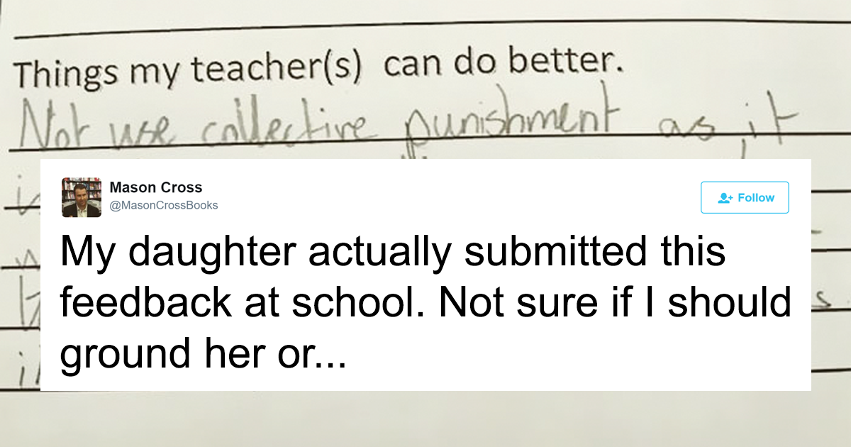 11-Year-Old Girl’s Response To Teacher’s Punishment Is Going Viral