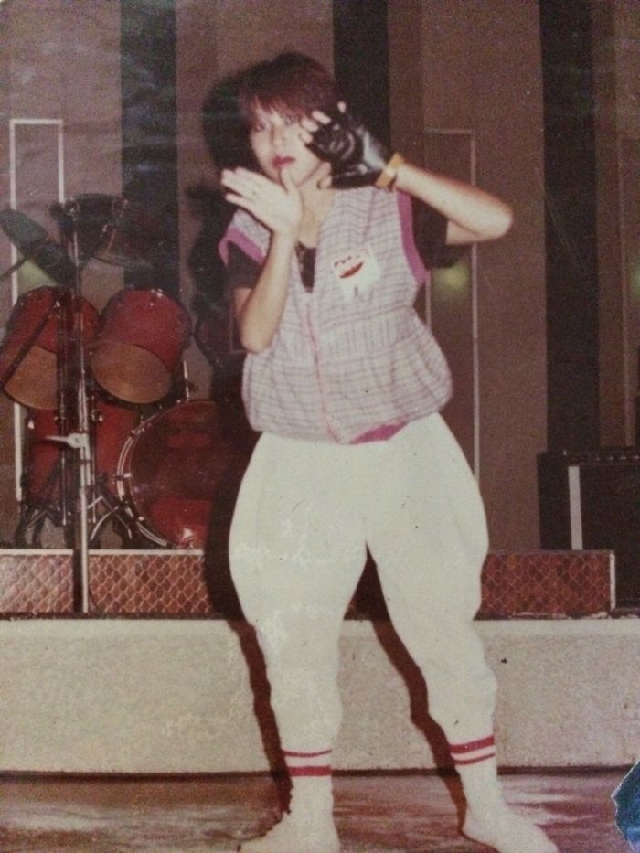 This Is My Mom On Her 19th On 1984, This Is When She's On Breakdance Competition.. 😁