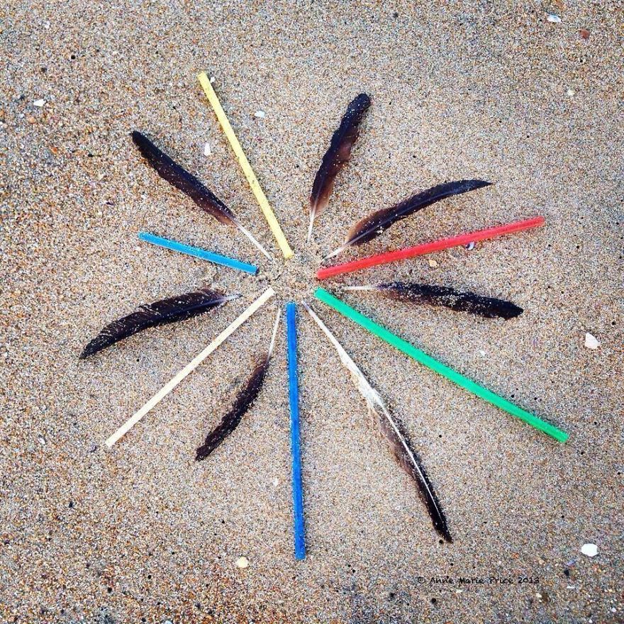 I Create Beach Mosaic Art With A Message I Create Beach Mosaic Art With A Message