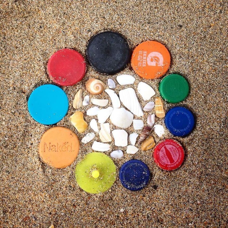 I Create Beach Mosaic Art With A Message I Create Beach Mosaic Art With A Message
