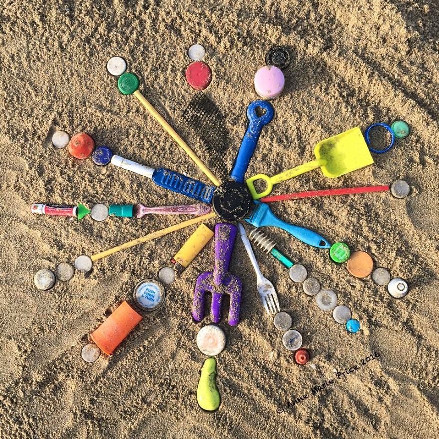 I Create Beach Mosaic Art With A Message I Create Beach Mosaic Art With A Message