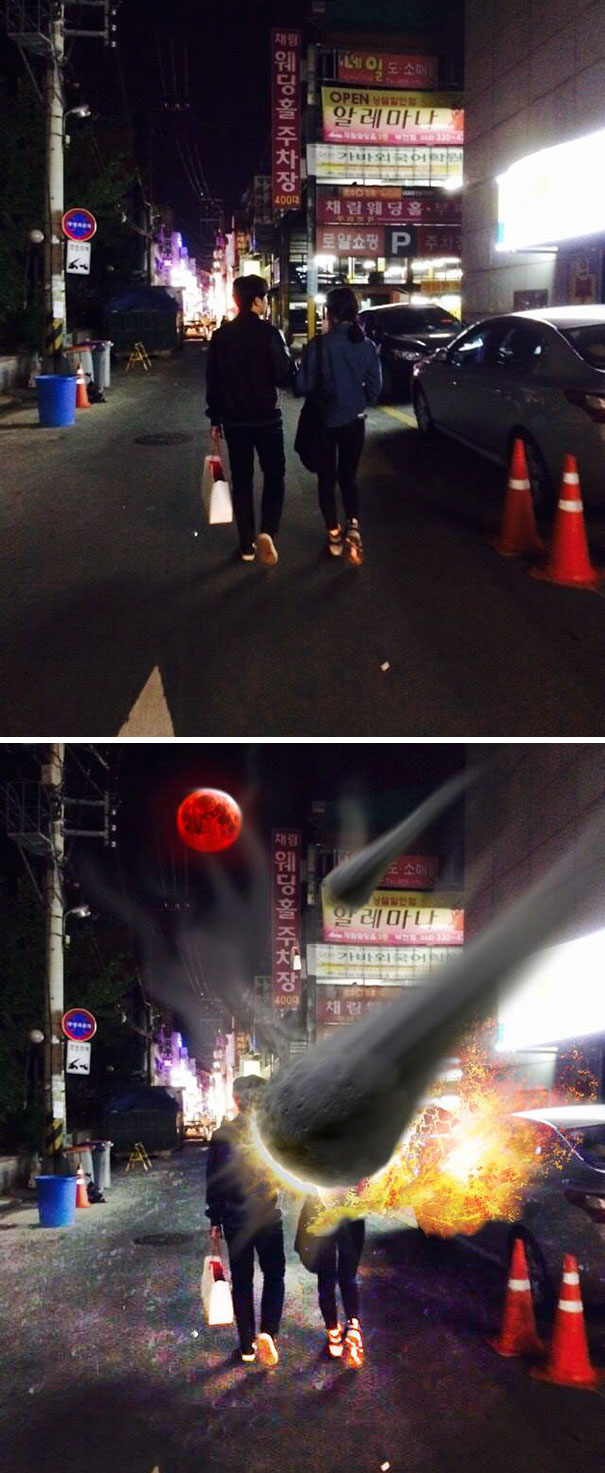 I Do Not Like The Background Of This Pic With My Girlfriend