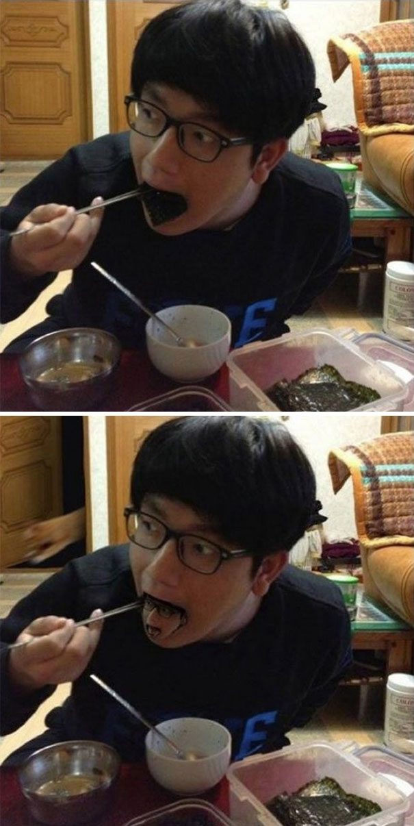 Make It Look Like I Am Eating Something No One Else Has Tasted