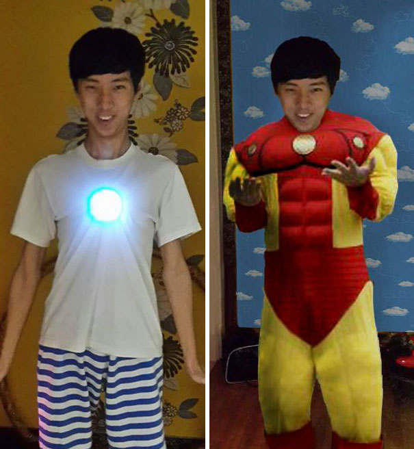 Please Put An Iron Man's Suit On Me And Add Some Sky