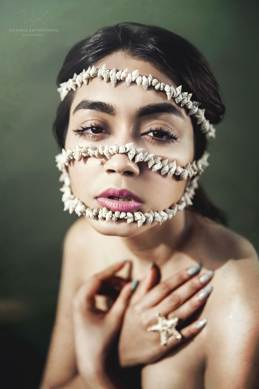 I Photographed Disney's Little Mermaid To Address An Issue Of How Girl Children A Being Raised