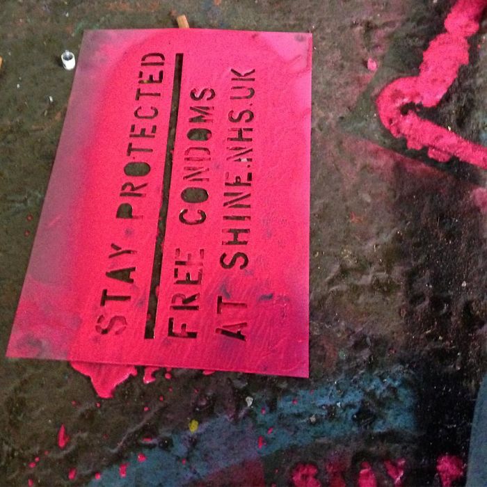 Anonymous Hero Is 'Protecting' Graffiti Penises By Painting Condoms Over Them