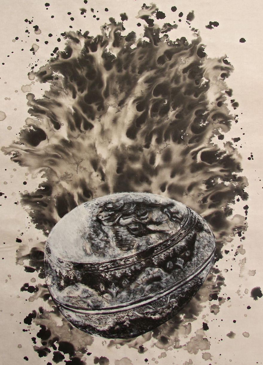 Playing Around With Ink On Chinese Paper Playing Around With Ink On Chinese Paper